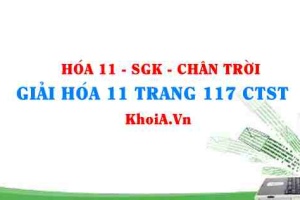 Giải Hóa 11 trang 117 Chân trời Sáng tạo